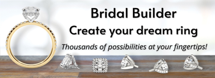 Create your dream ring. Thousands of possibilities at your fingertips!